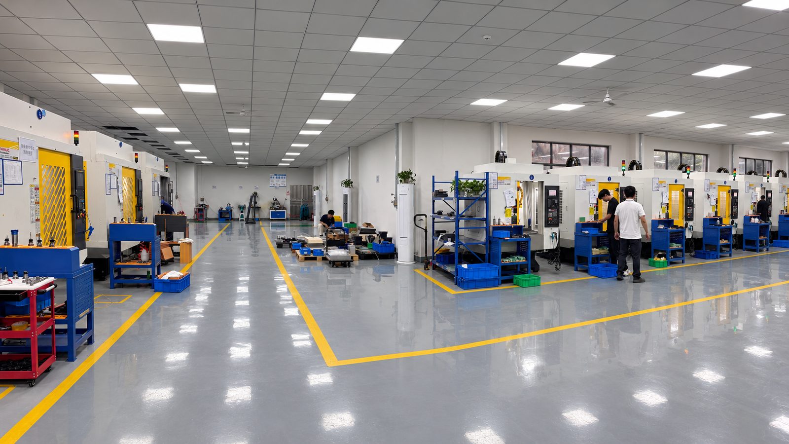 Maker No.1 CNC machining floor