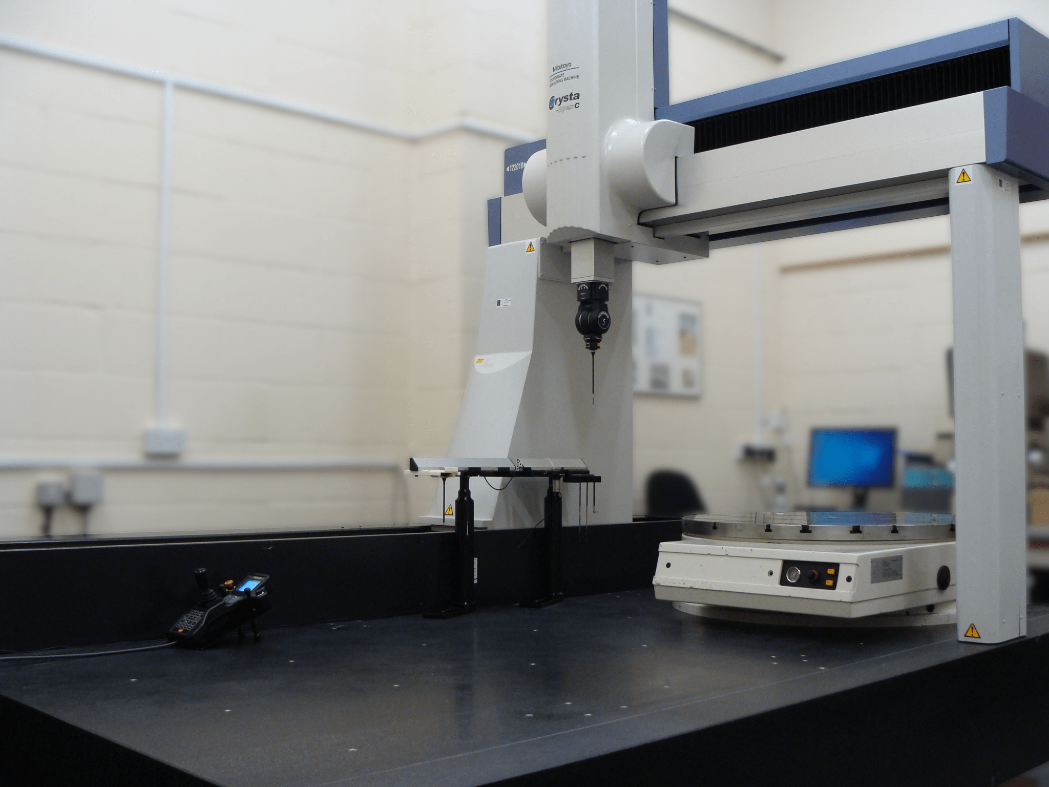 Coordinate measuring machine used for dimensional inspection
