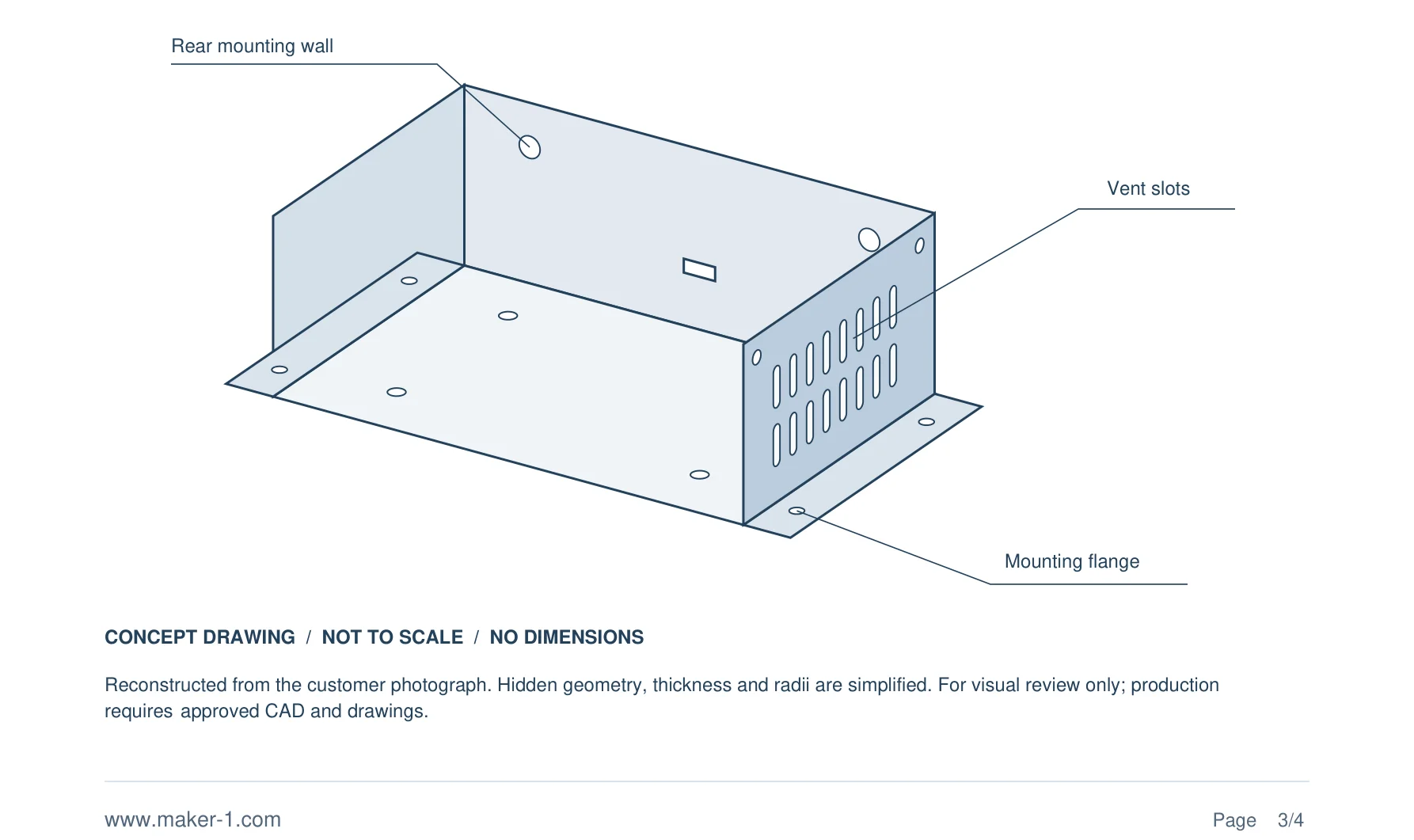 3D axonometric structure